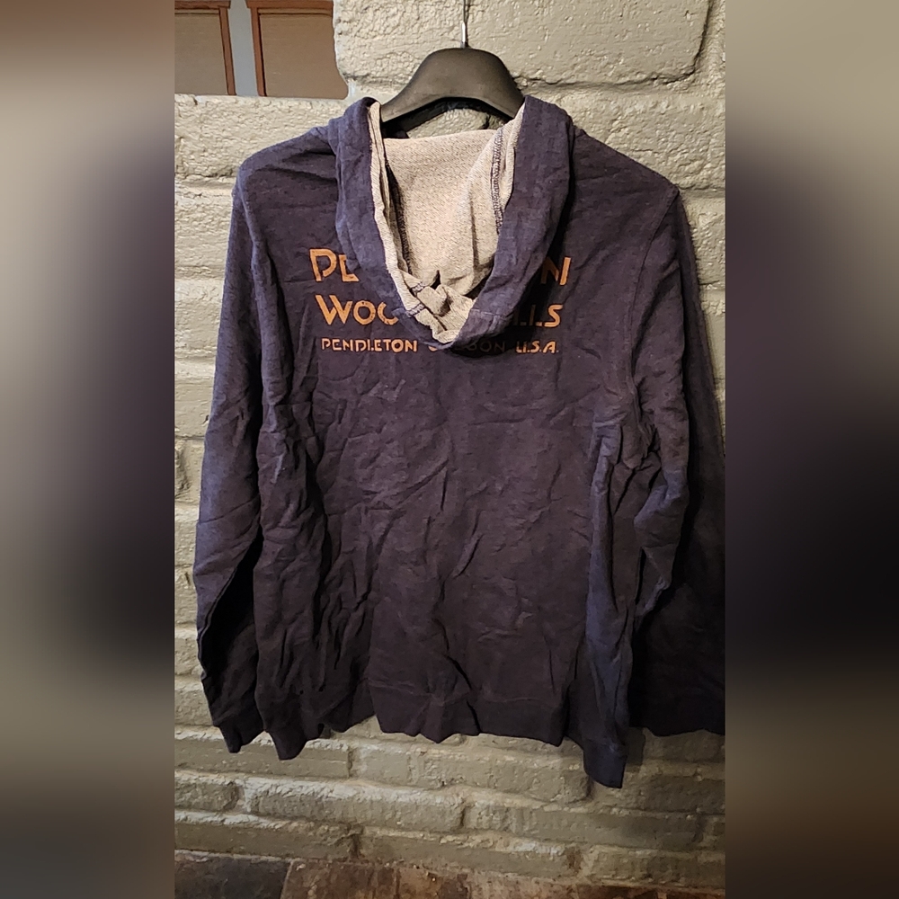 Pendleton Dark Blue Zip-Up Hoodie Jacket, Men's Size XXL - Picture 4 of 6